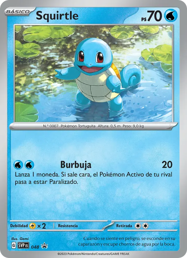 Squirtle #048 — SVP Black Star Promos