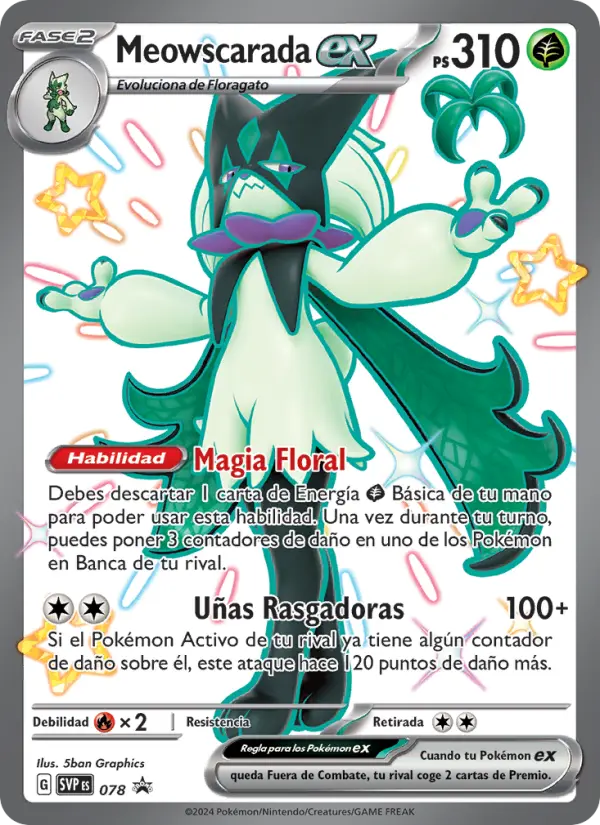 Meowscarada ex #078