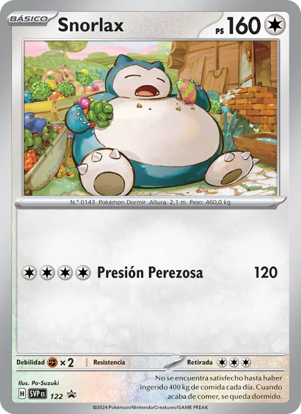 Snorlax #122 — SVP Black Star Promos