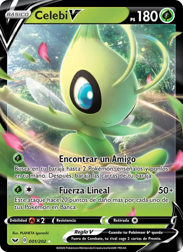 Celebi V #1 — Espada y Escudo