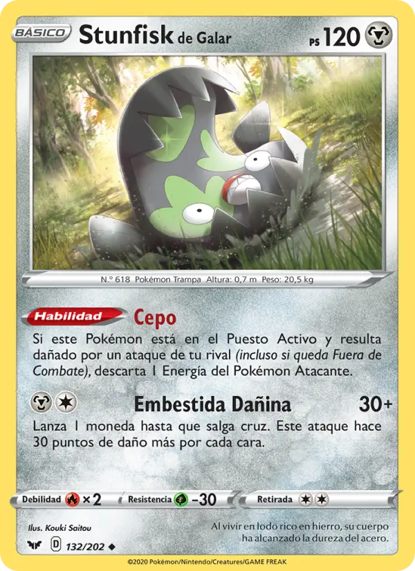 Stunfisk de Galar #132