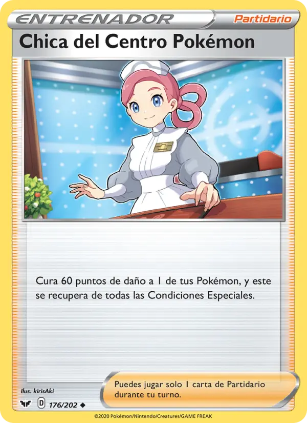 Chica del Centro Pokémon #176