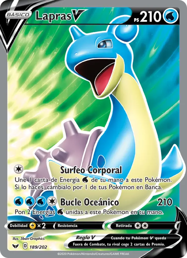 Lapras V #189