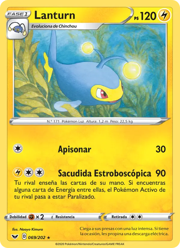 Lanturn #69 — Espada y Escudo (Reverse Holo)