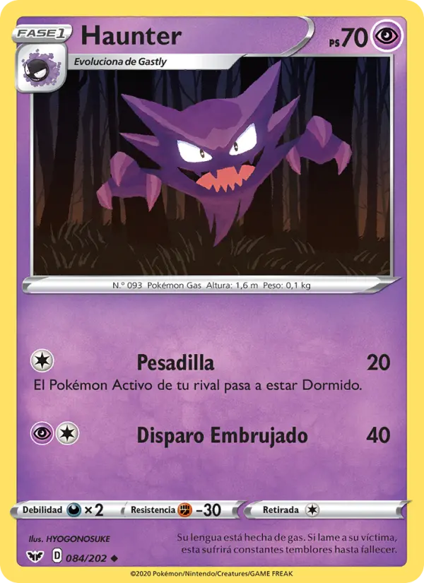 Haunter #84 — Espada y Escudo