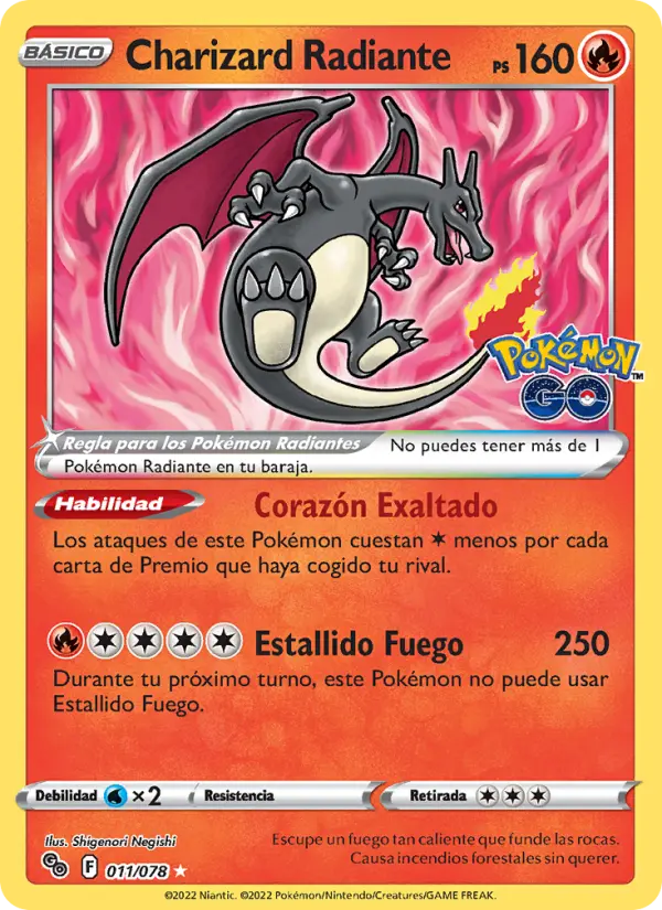 Charizard Radiante #011