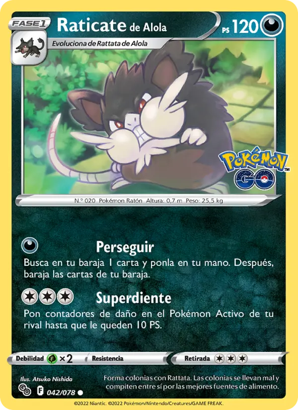 Raticate de Alola #042 — Pokémon GO