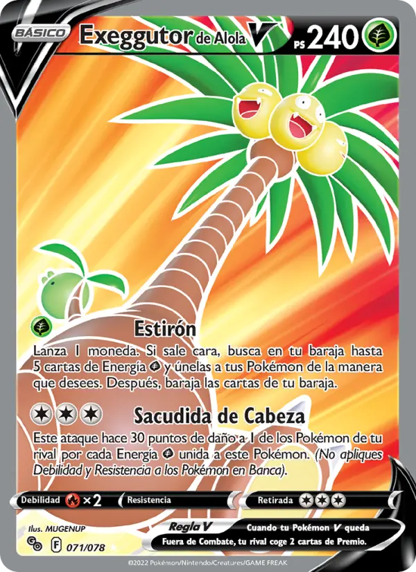 Exeggutor de Alola V #071
