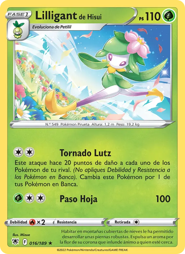Lilligant de Hisui #016