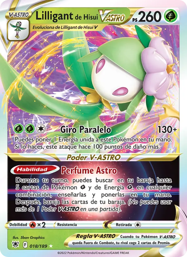 Lilligant de Hisui V-ASTRO #18