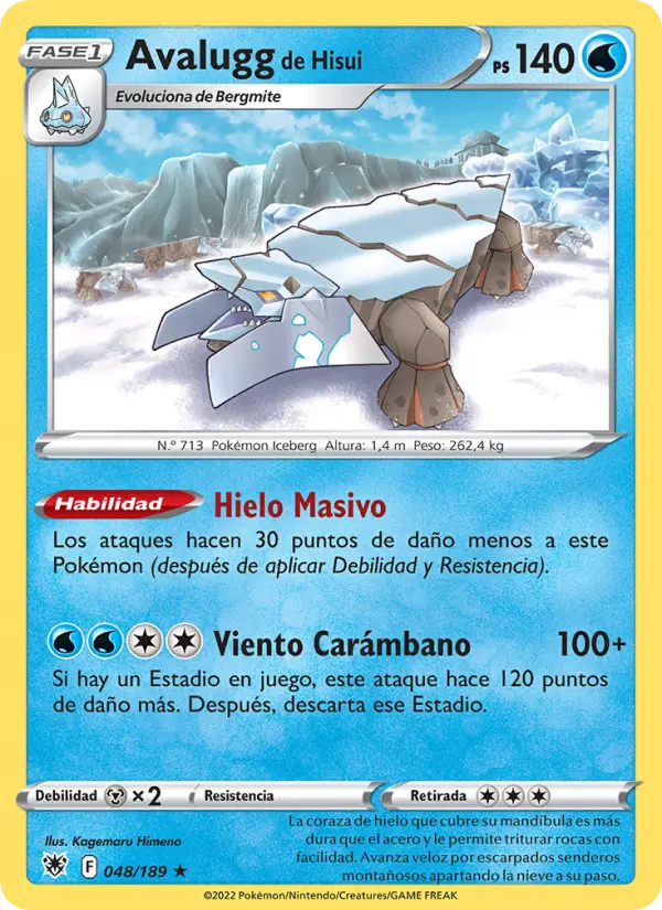 Avalugg de Hisui #048