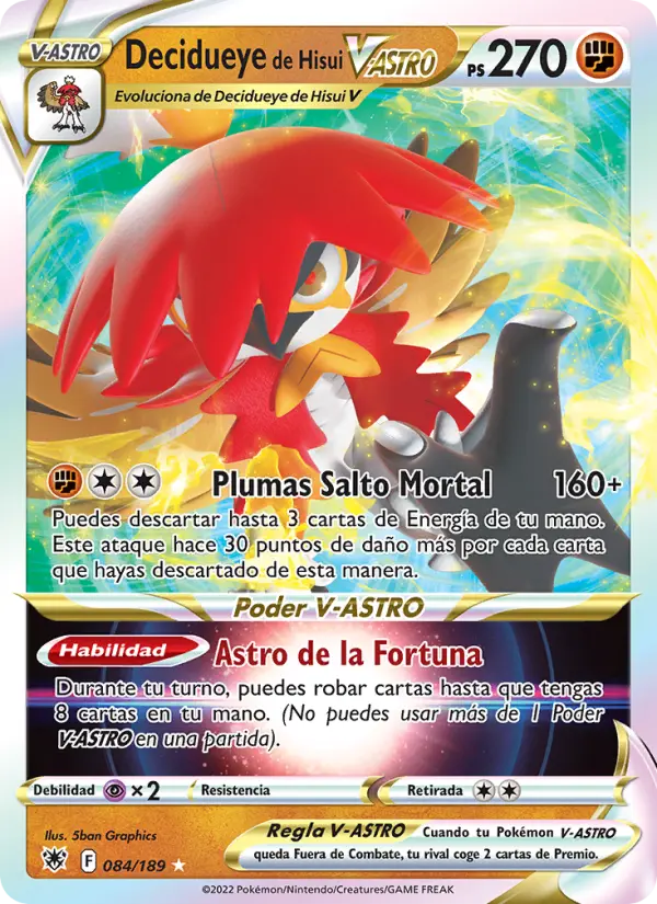 Decidueye de Hisui V-ASTRO #084