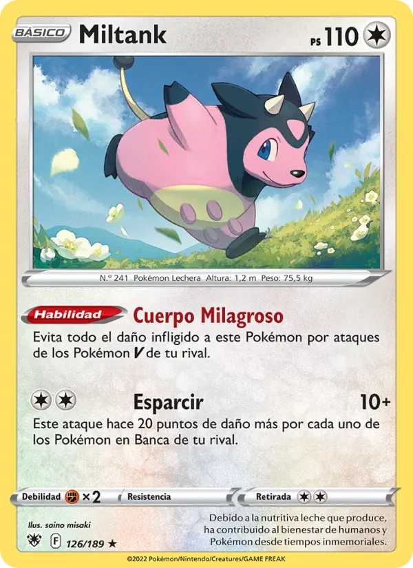 Miltank #126 — Resplandor Astral (Reverse Holo)