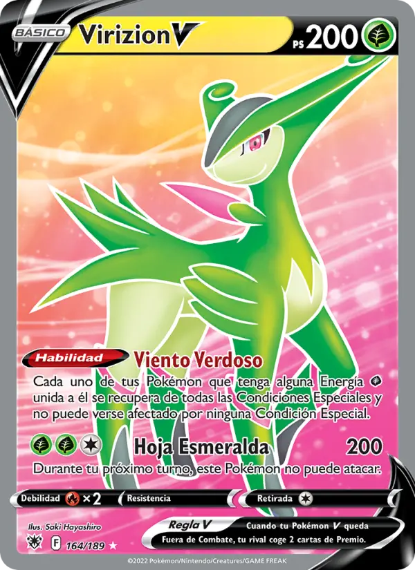 Virizion V #164 — Resplandor Astral