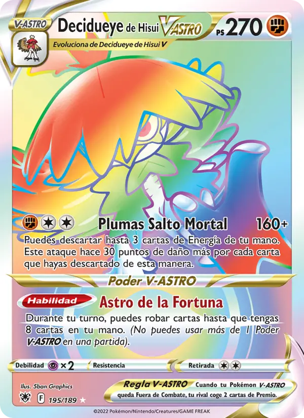 Decidueye de Hisui V-ASTRO #195
