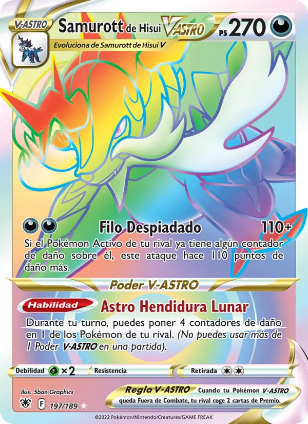 Samurott de Hisui V-ASTRO #197