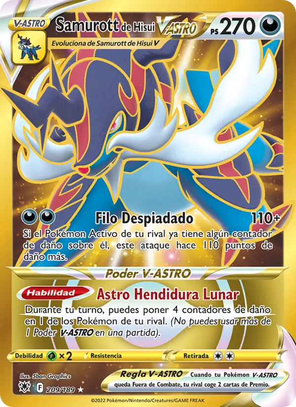Samurott de Hisui V-ASTRO #209