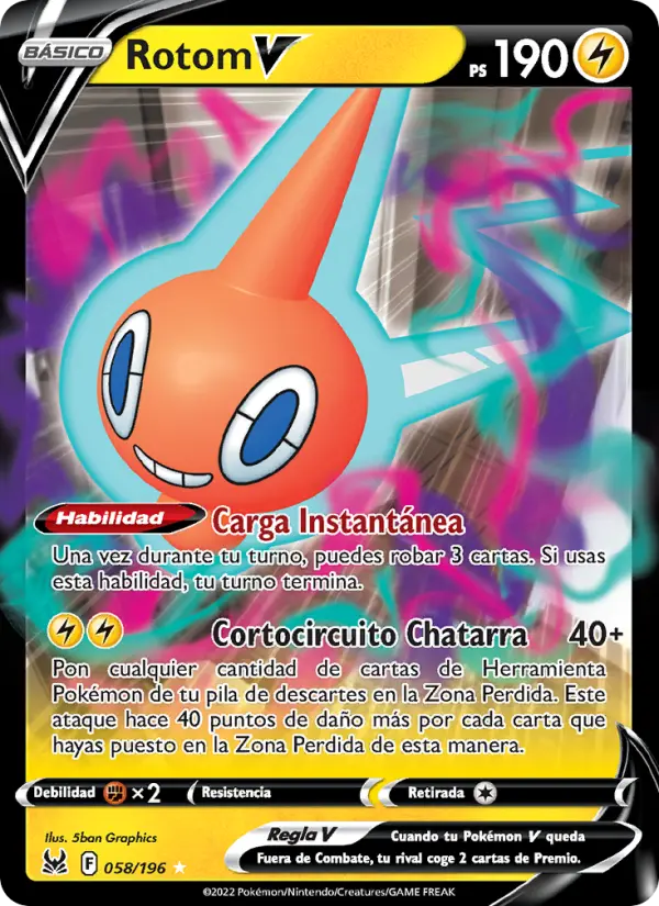 Rotom V #058