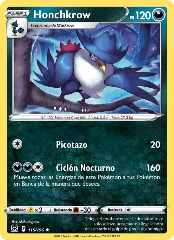 Honchkrow #115