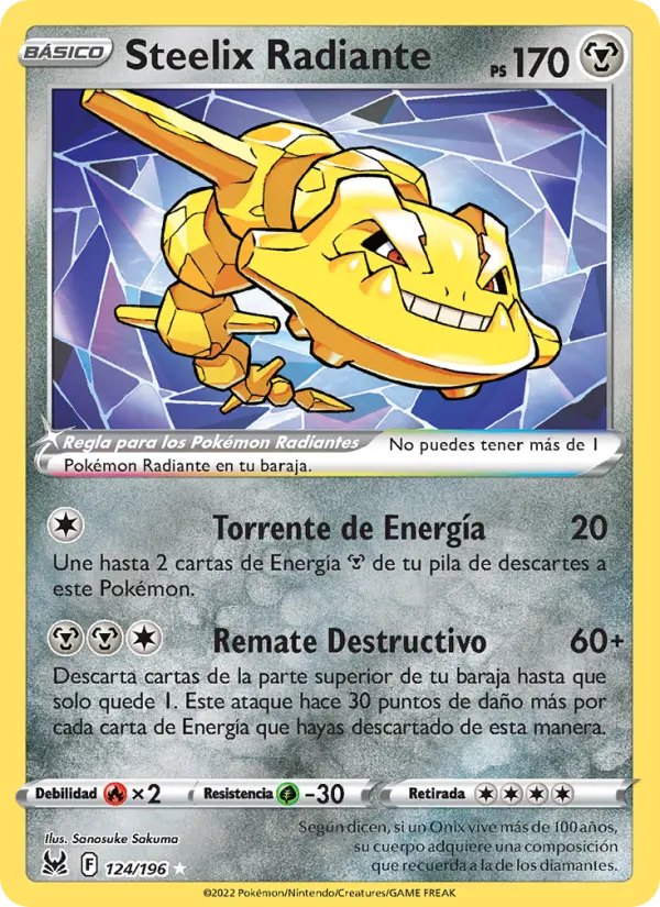 Steelix Radiante #124 — Origen Perdido