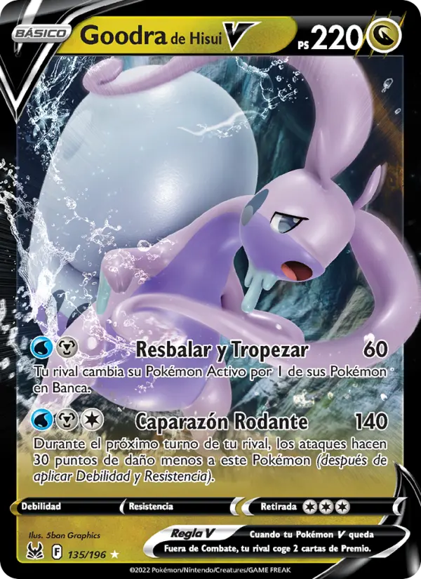 Goodra de Hisui V #135 — Origen Perdido