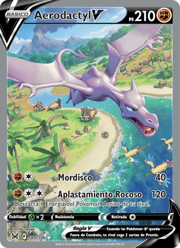 Aerodactyl V #180 — Origen Perdido