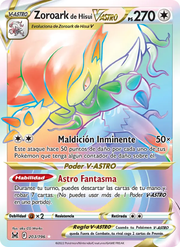 Zoroark de Hisui V-ASTRO #203