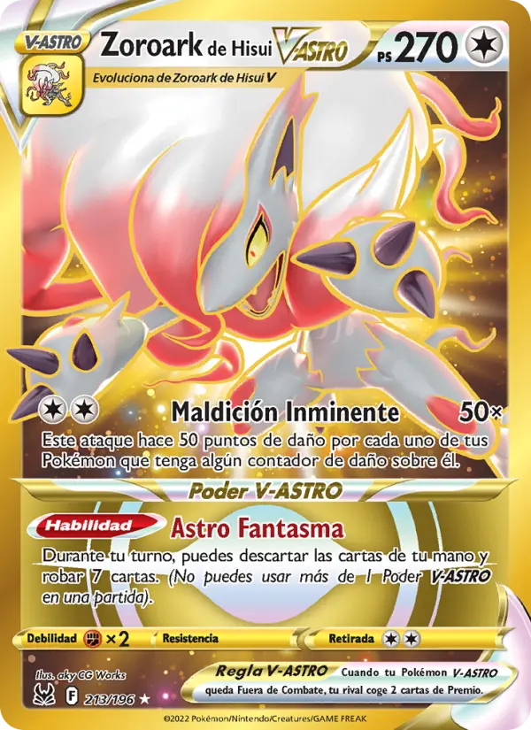 Zoroark de Hisui V-ASTRO #213