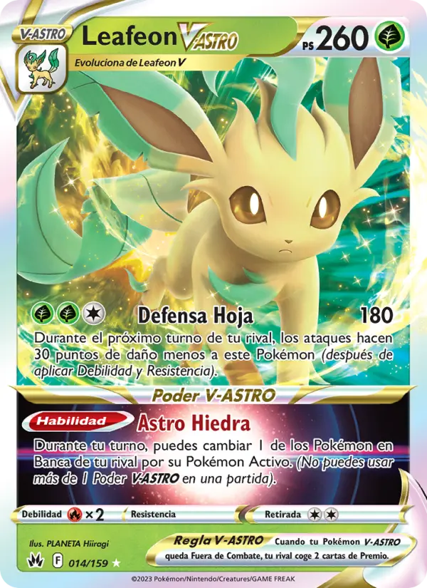 Leafeon V-ASTRO #014 — Cenit Supremo