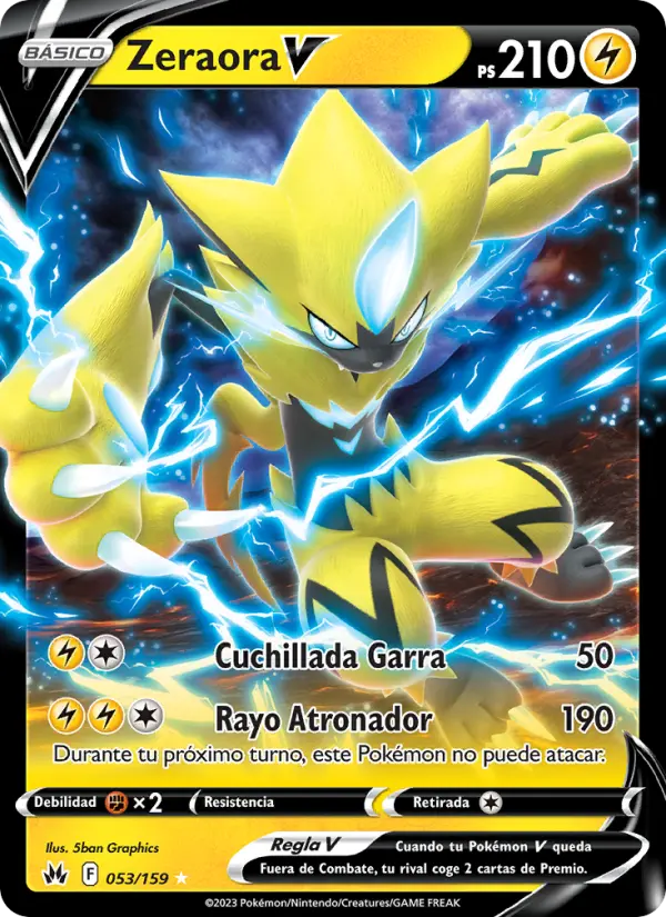Zeraora V #053 — Cenit Supremo