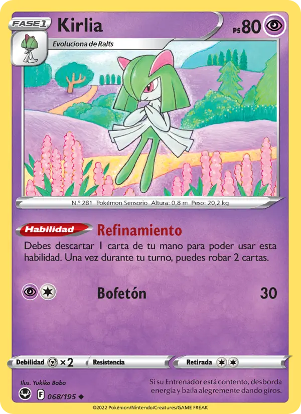 Kirlia #068 — Tempestad Plateada