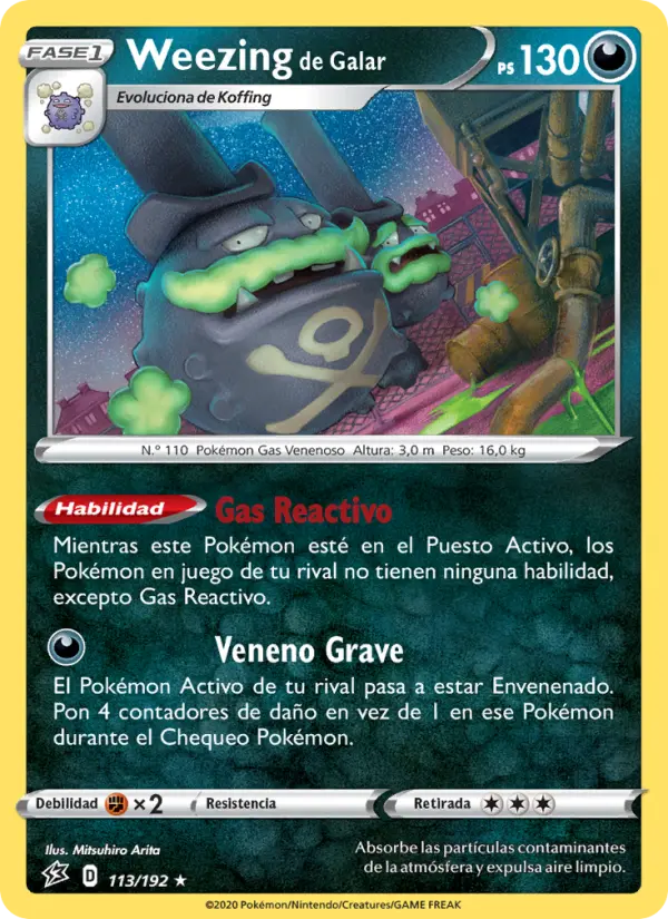 Galarian Weezing #113
