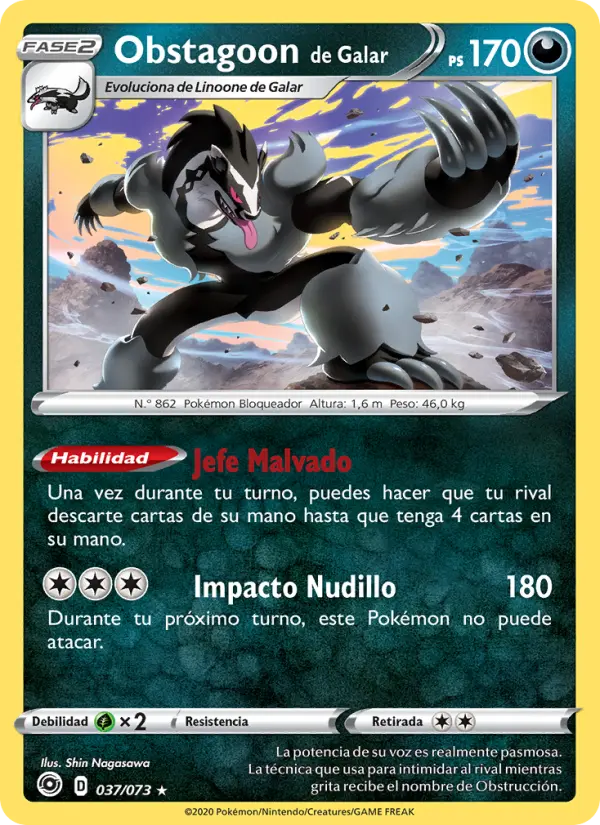 Obstagoon de Galar #37