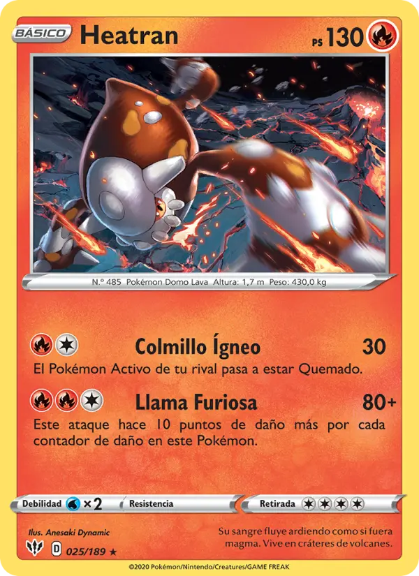 Heatran #25 — Oscuridad Incandescente