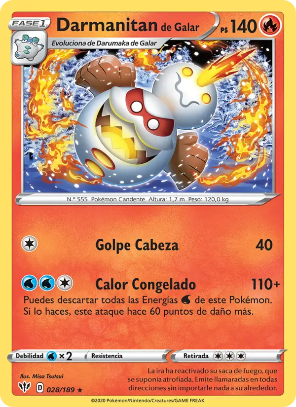 Darmanitan de Galar #28