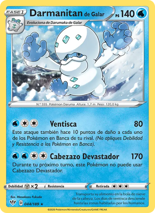 Darmanitan de Galar #44