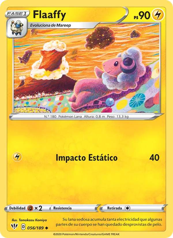 Flaaffy #56 — Oscuridad Incandescente (Reverse Holo)
