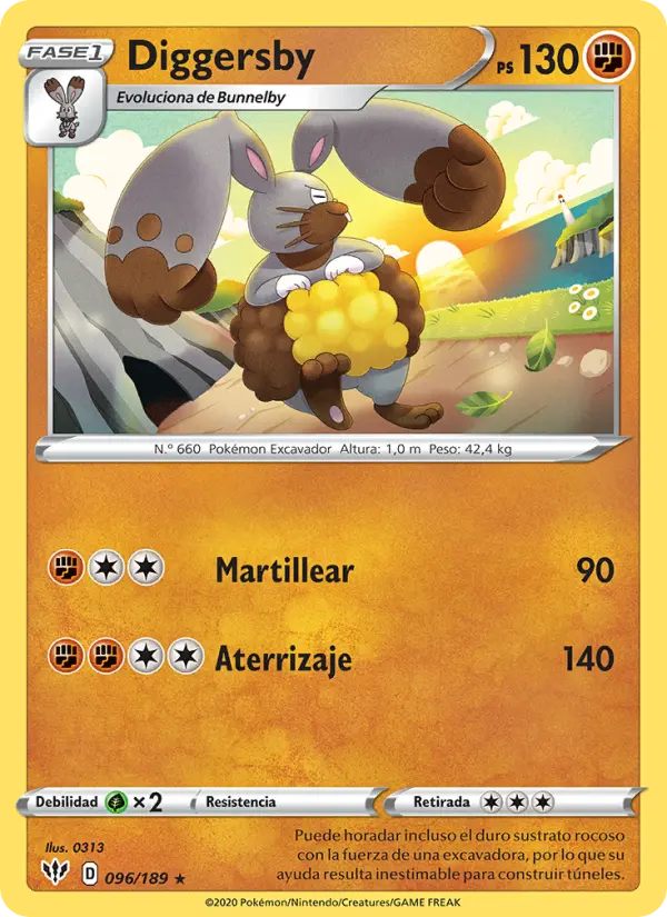 Diggersby #96 — Oscuridad Incandescente (Reverse Holo)