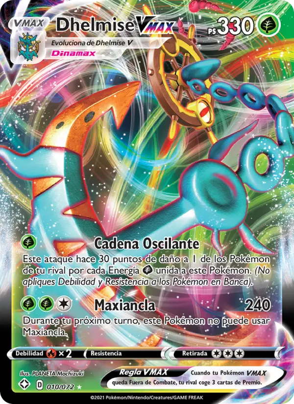Dhelmise VMAX #10 — Destinos Brillantes
