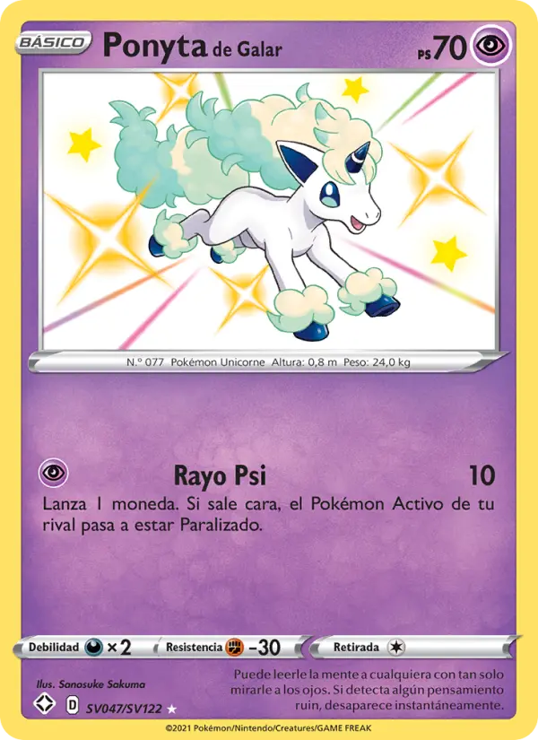 Ponyta de Galar #SV047