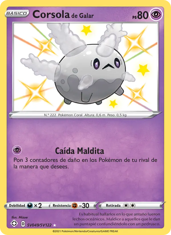 Corsola de Galar #SV049