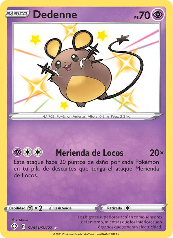 Dedenne #SV051 — Destinos Brillantes