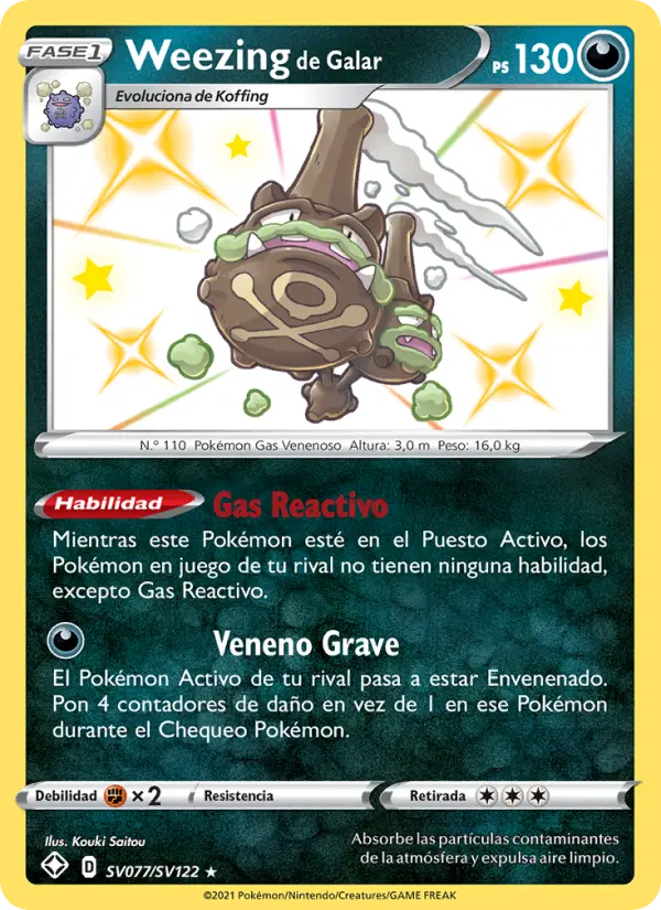 Galarian Weezing #77