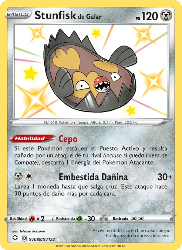 Stunfisk de Galar #88