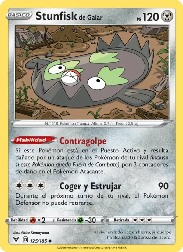 Stunfisk de Galar #125