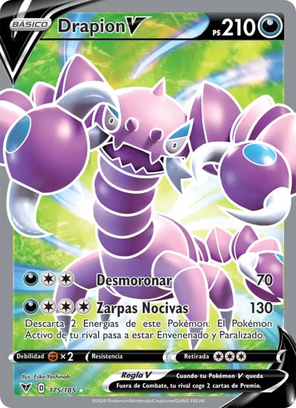 Drapion V #175 — Voltaje Vívido