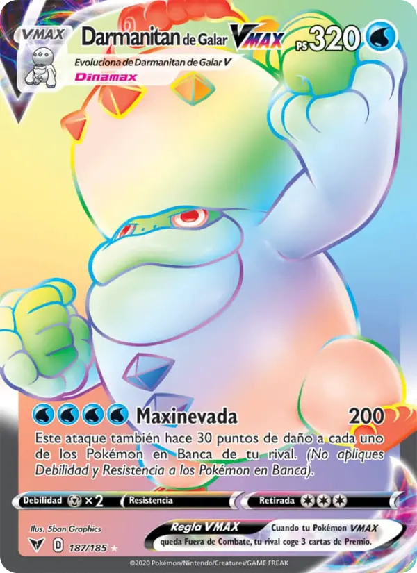 Darmanitan de Galar VMAX #187 — Voltaje Vívido