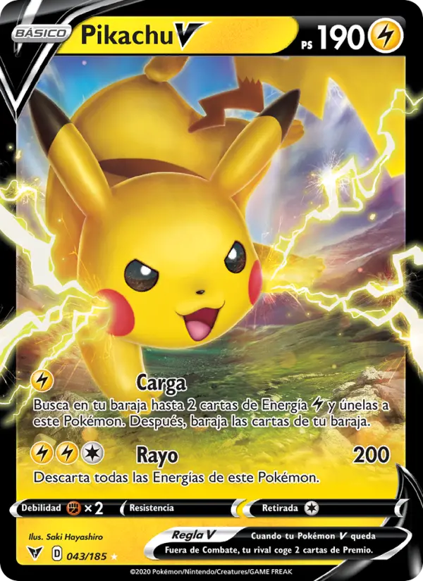 Pikachu V #43