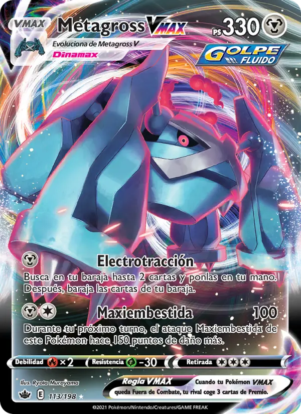 Metagross VMAX #113 — Reinado Escalofriante