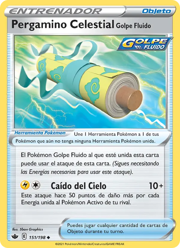 Pergamino Celestial Golpe Fluido #151 — Reinado Escalofriante
